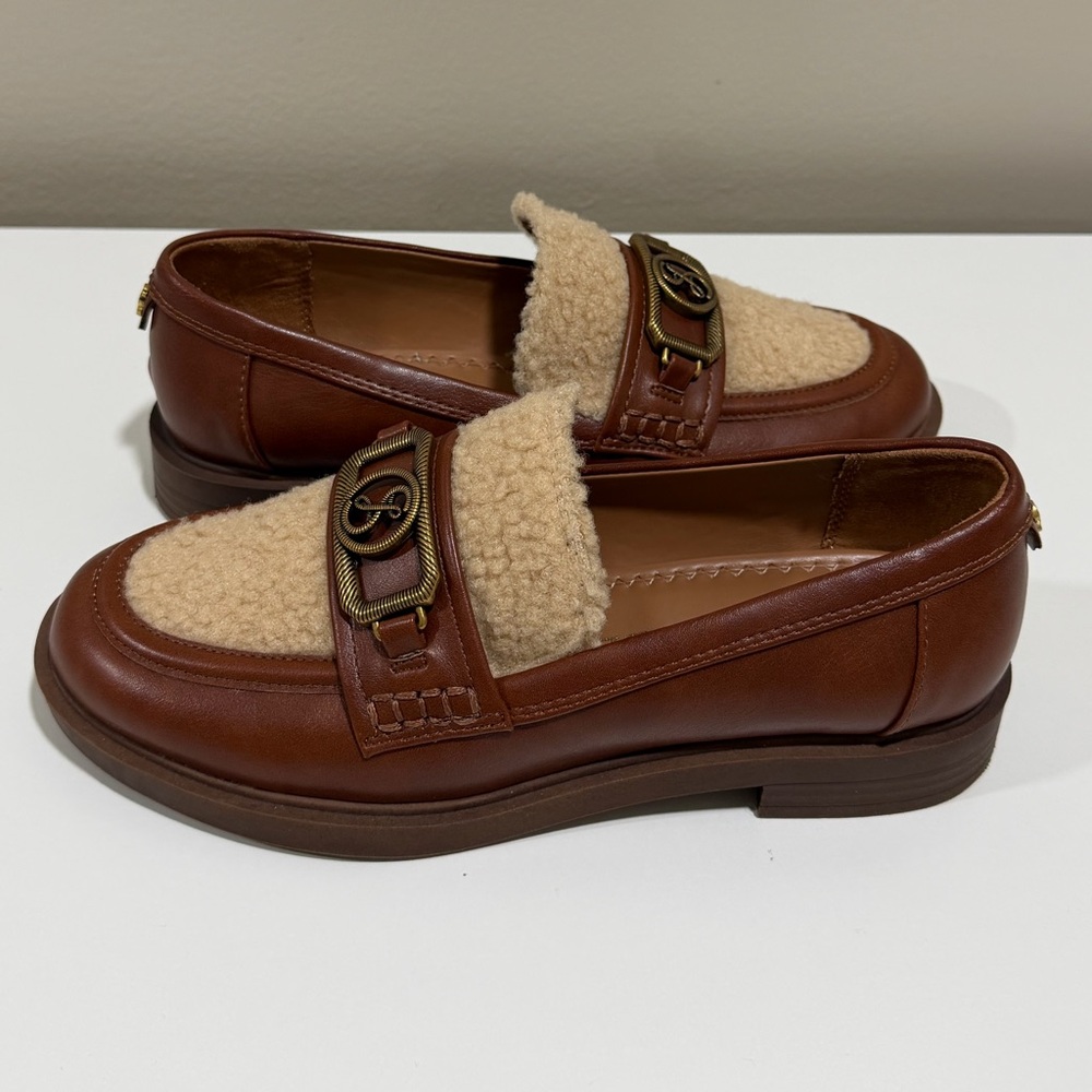 Sam And Libby Brooklyn Tailored Loafers With Metal Buckle Women's US 7.5 - Picture 12 of 12
